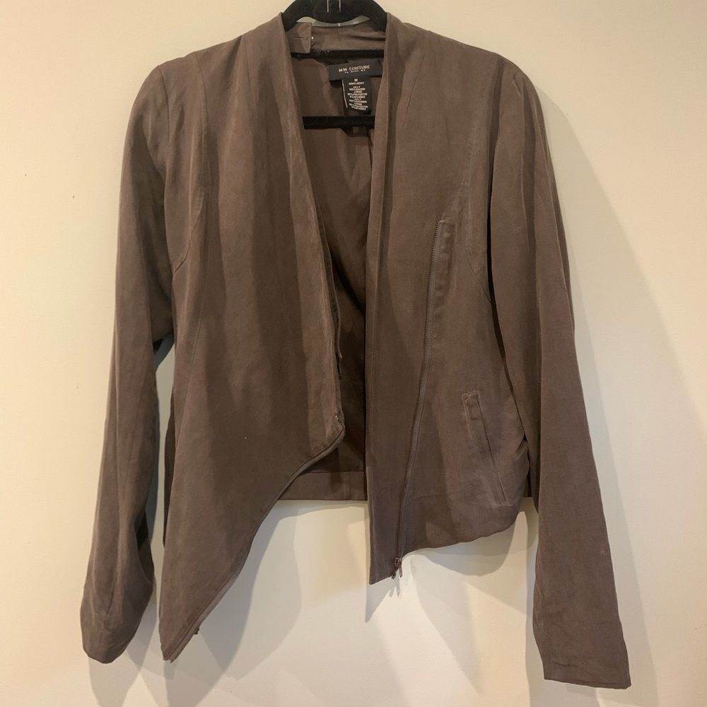 MM Couture Army Green Side Zipper Jacket
